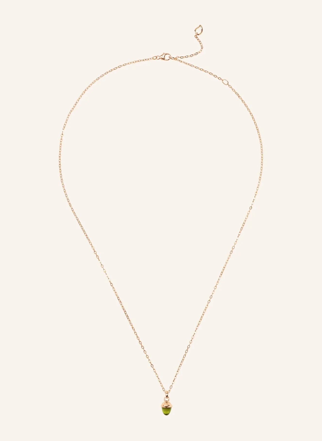 Halskette NECKLACE 'MYMIKADO' WITH PERIDOT aus 18K Roségold mit Peridot