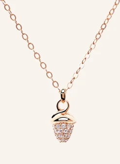 Halskette NECKLACE 'MYMIKADO' WITH DIAMOND PAVÉ aus 18 Karat Roségold mit Diamant Pavé