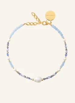 Halsketten SHORE NECKLACE BLUE by GLAMBOU