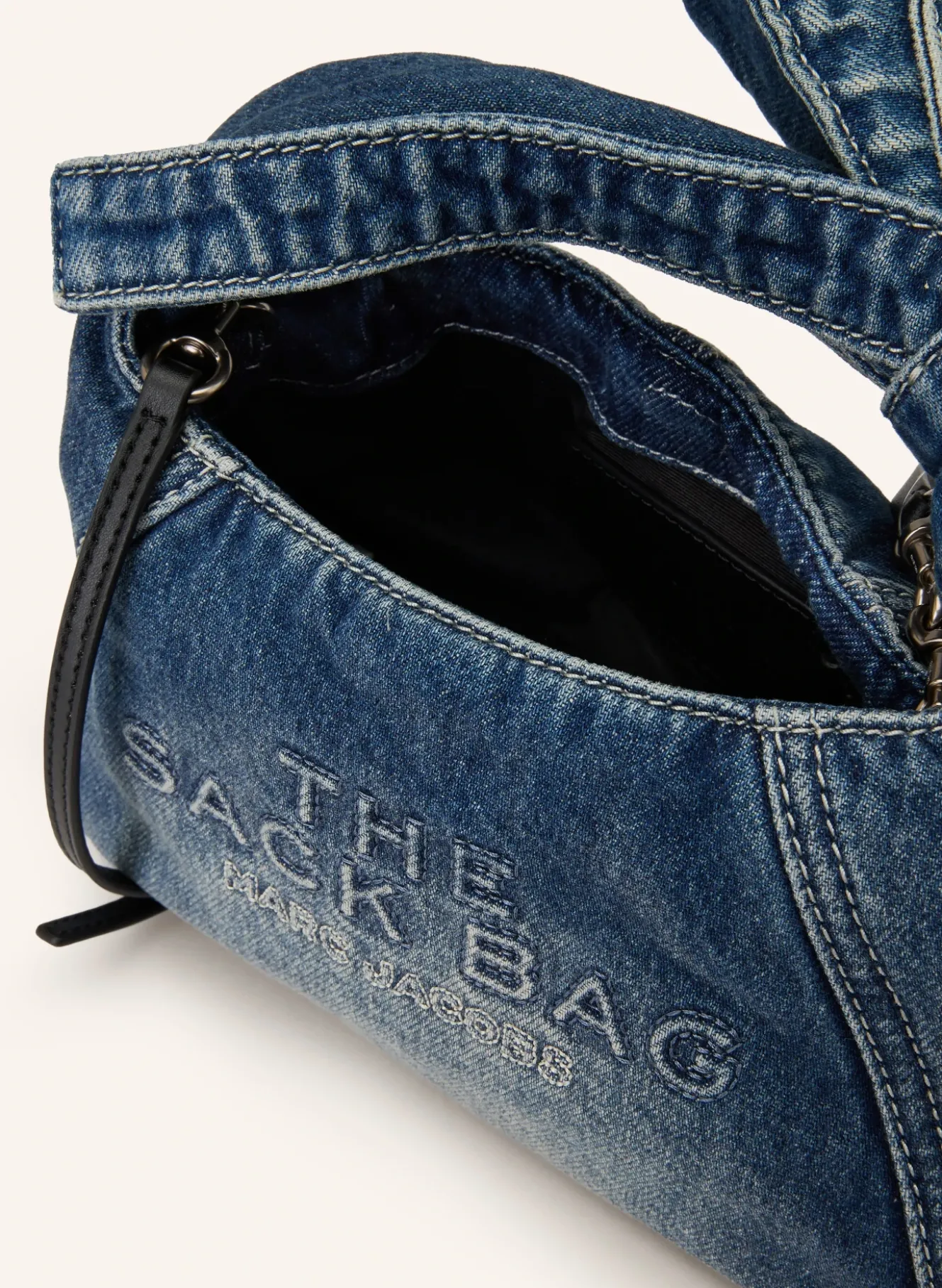 Handtasche THE BOW DENIM MINI SACK BAG mit Pouch