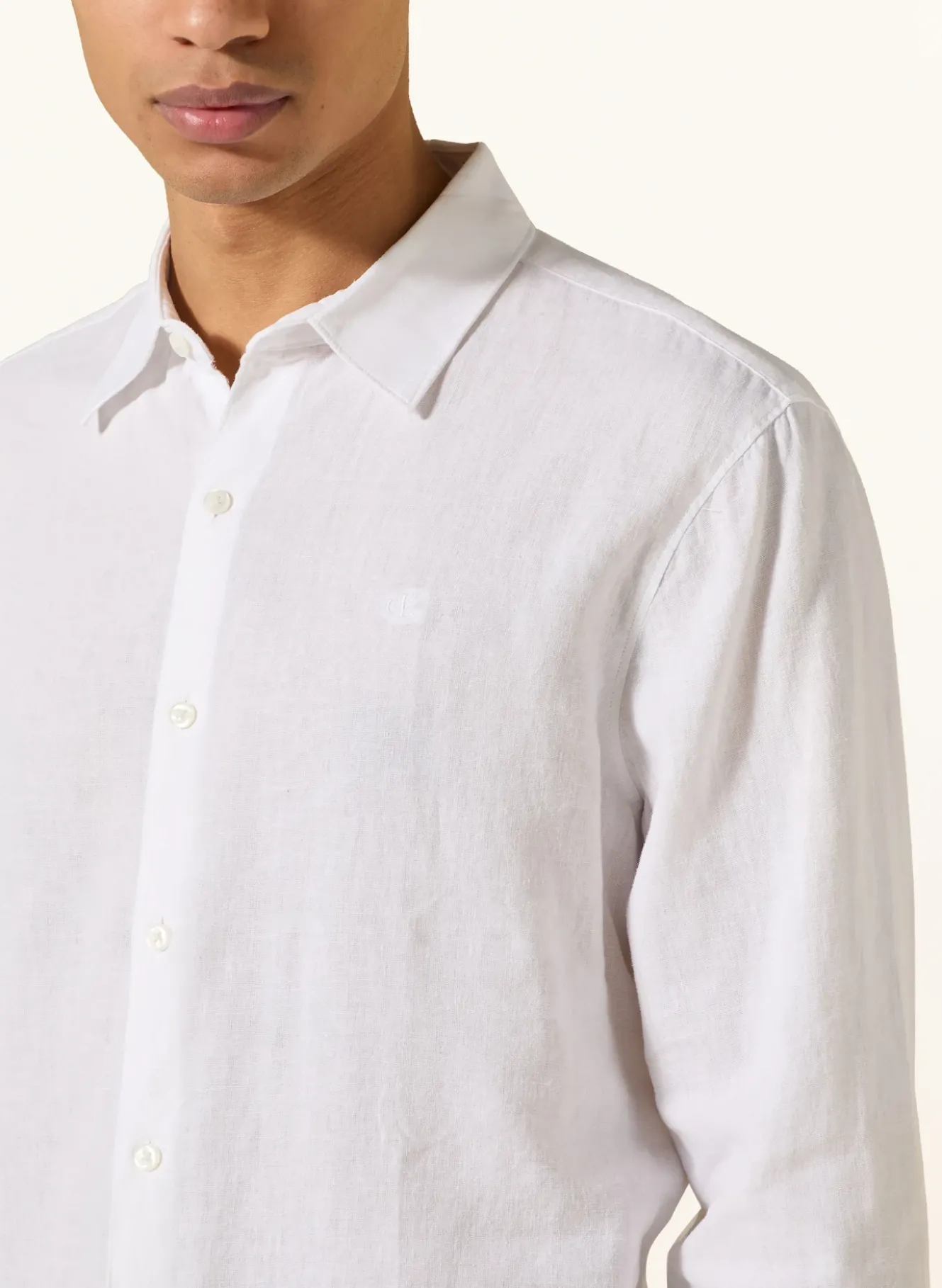 Hemd Classic Fit mit Leinen