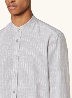 Hemd Comfort Fit mit Leinen