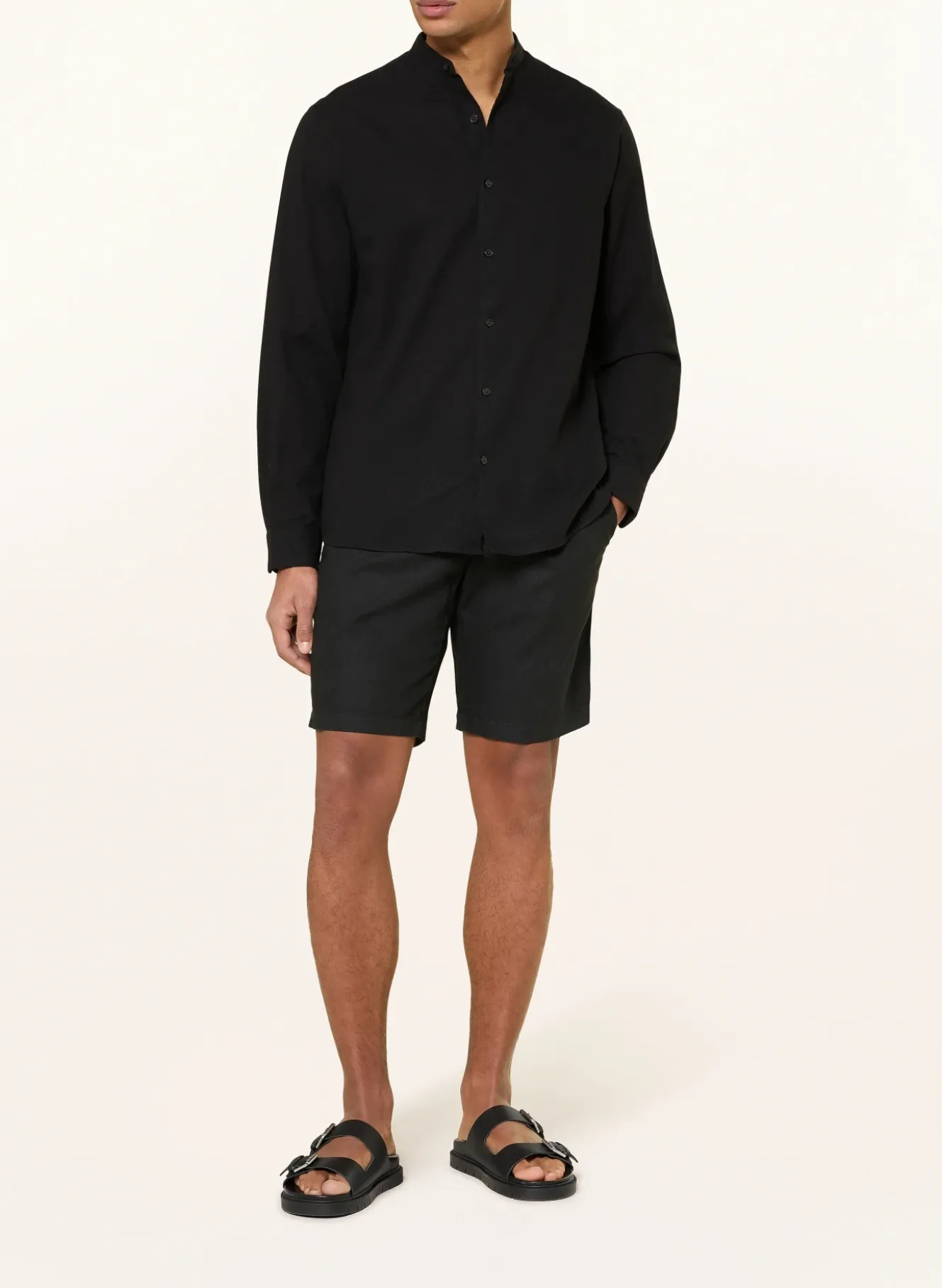 Hemd Comfort Fit mit Stehkragen