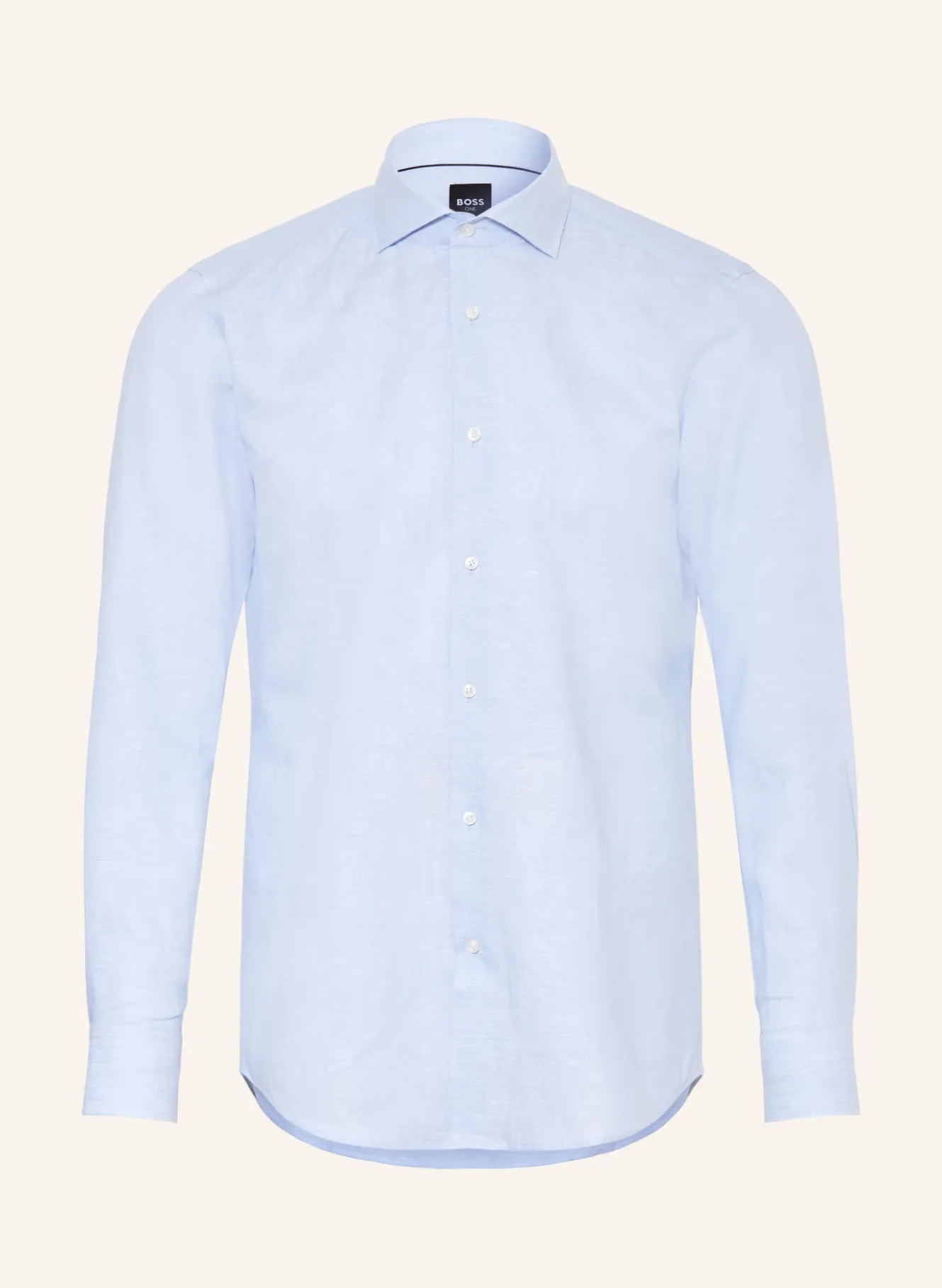 Hemd HANK Slim Fit mit Leinen