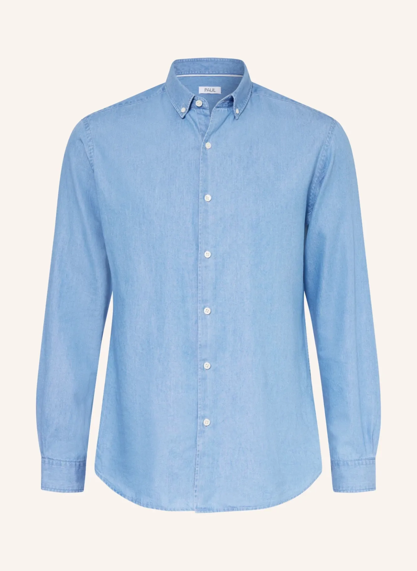 Hemd Regular Fit in Jeansoptik