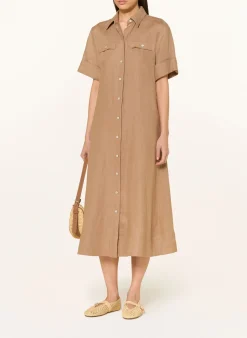 Hemdblusenkleid aus Leinen