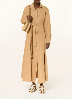 Hemdblusenkleid aus Leinen