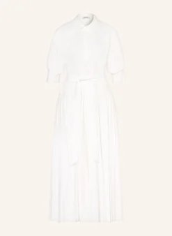 Hemdblusenkleid mit Plisses