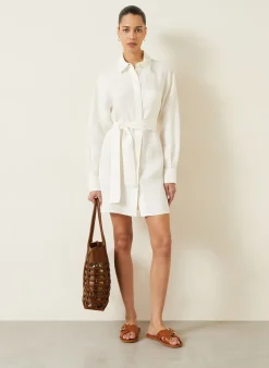 Hemdblusenkleid SAMOS aus Leinen