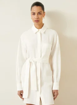 Hemdblusenkleid SAMOS aus Leinen