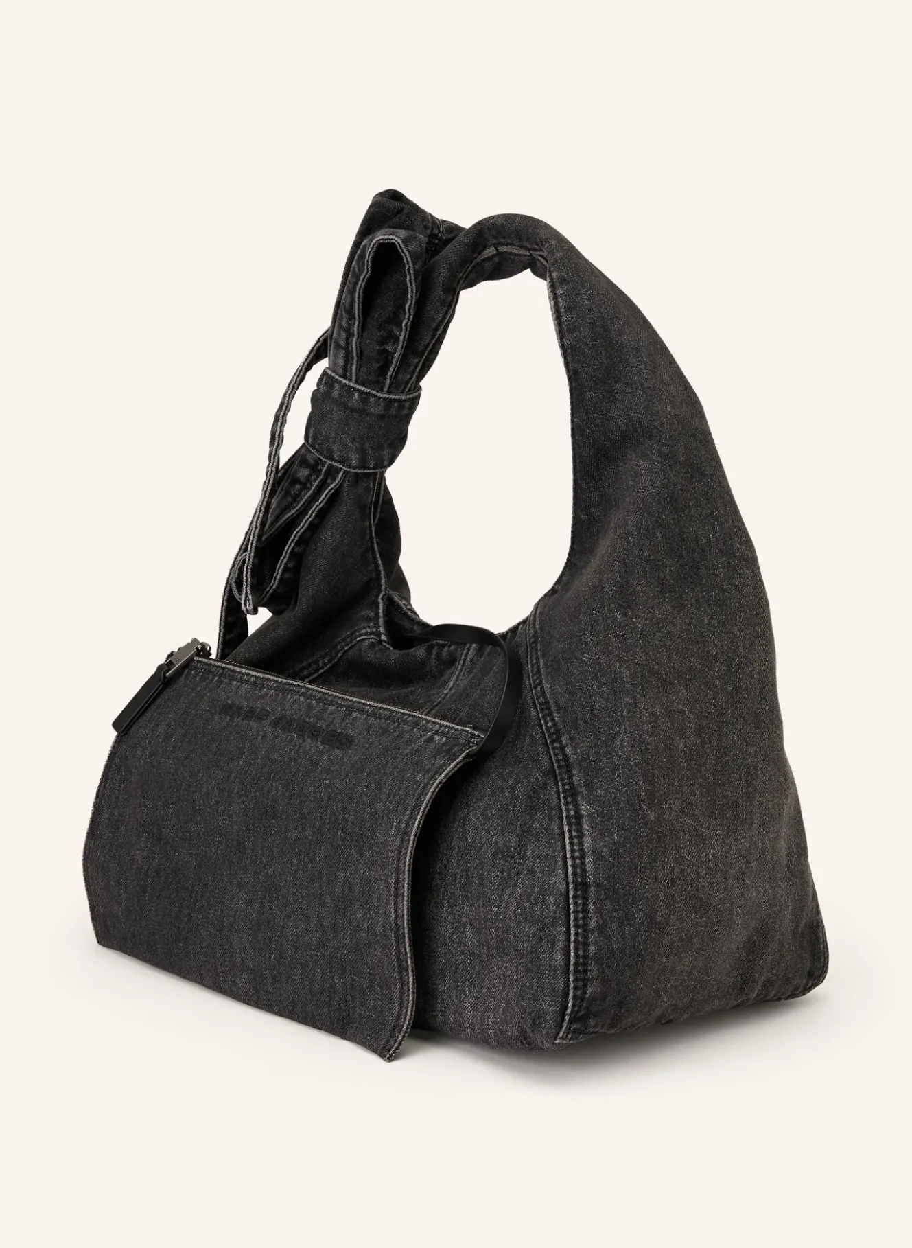 Hobo Bag THE BOW DENIM SACK BAG