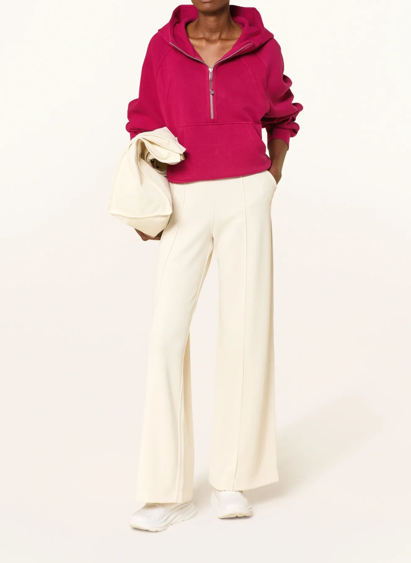 Hoodie SCUBA OVERSIZED HALF ZIP