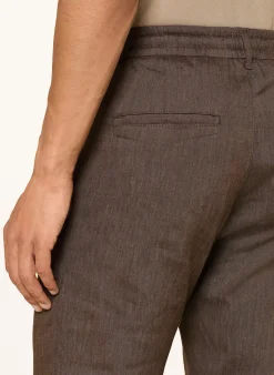 Hose DEGER im Jogging-Stil Regular Fit mit Leinen