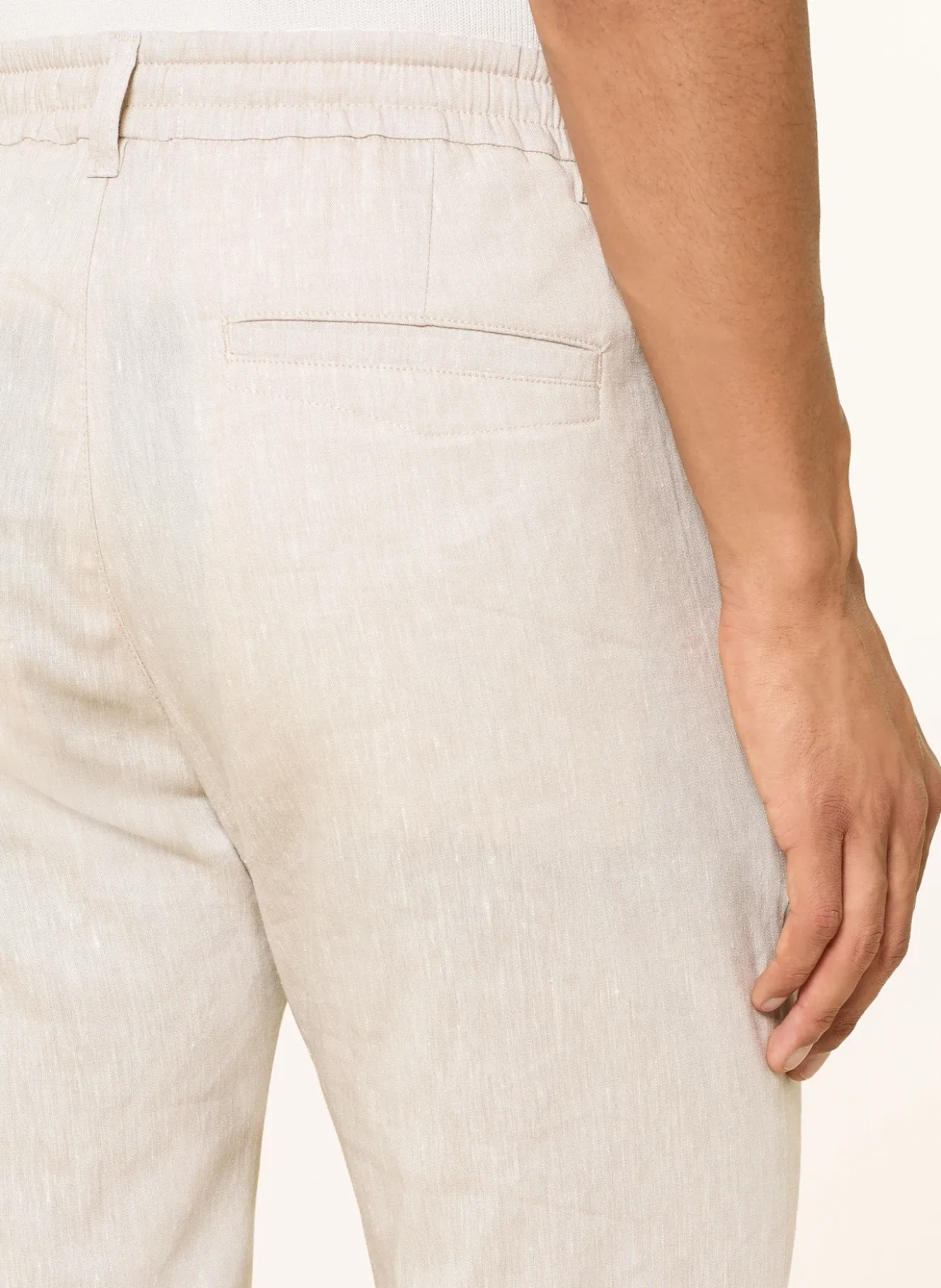 Hose DEGER im Jogging-Stil Regular Fit mit Leinen