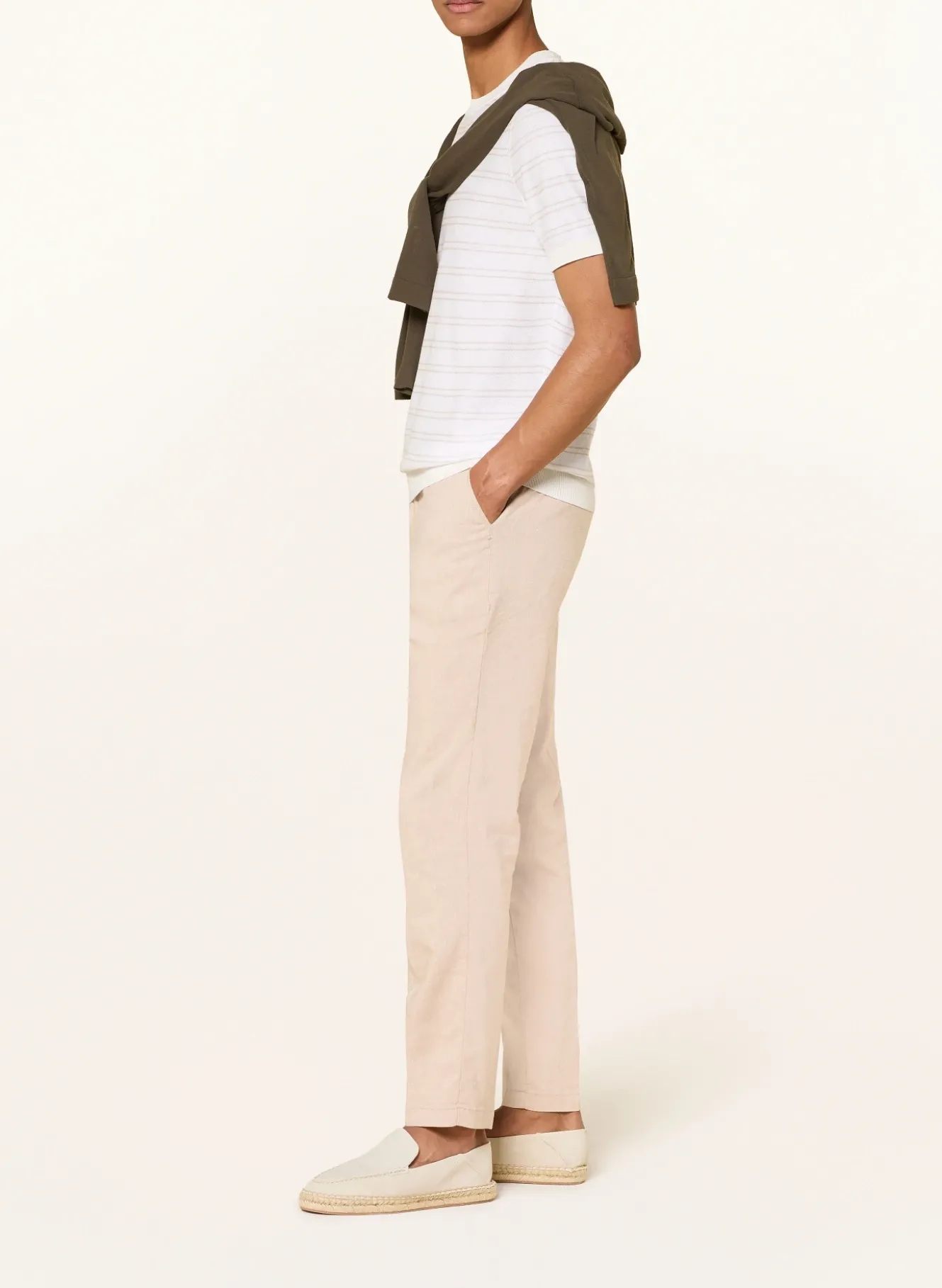 Hose KANE Extra Slim Fit mit Leinen