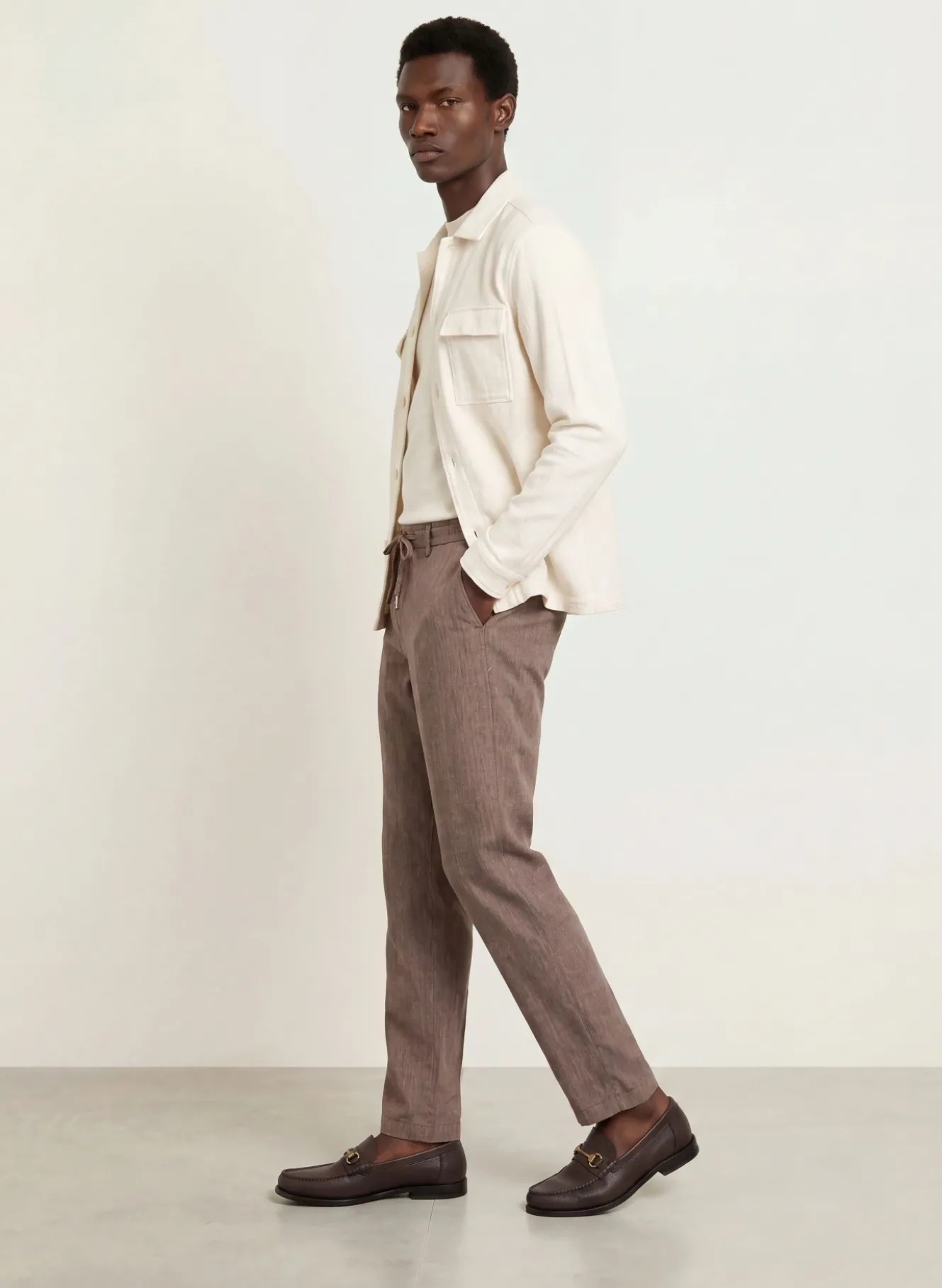 Hose KANE Extra Slim Fit mit Leinen