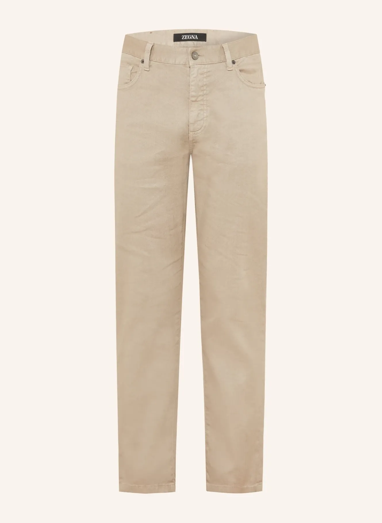 Hose Slim Fit mit Leinen