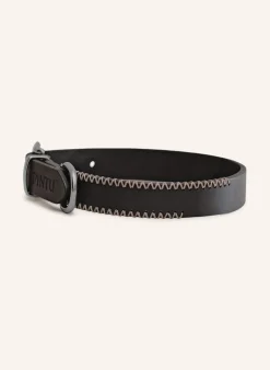 Hundehalsband PORTHOS mit Beschlag aus Edelstahl