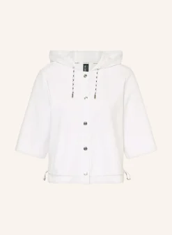 Jacke im Materialmix mit 3/4-Arm