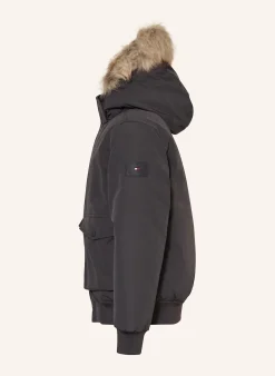 Jacke mit abnehmbarer Kapuze