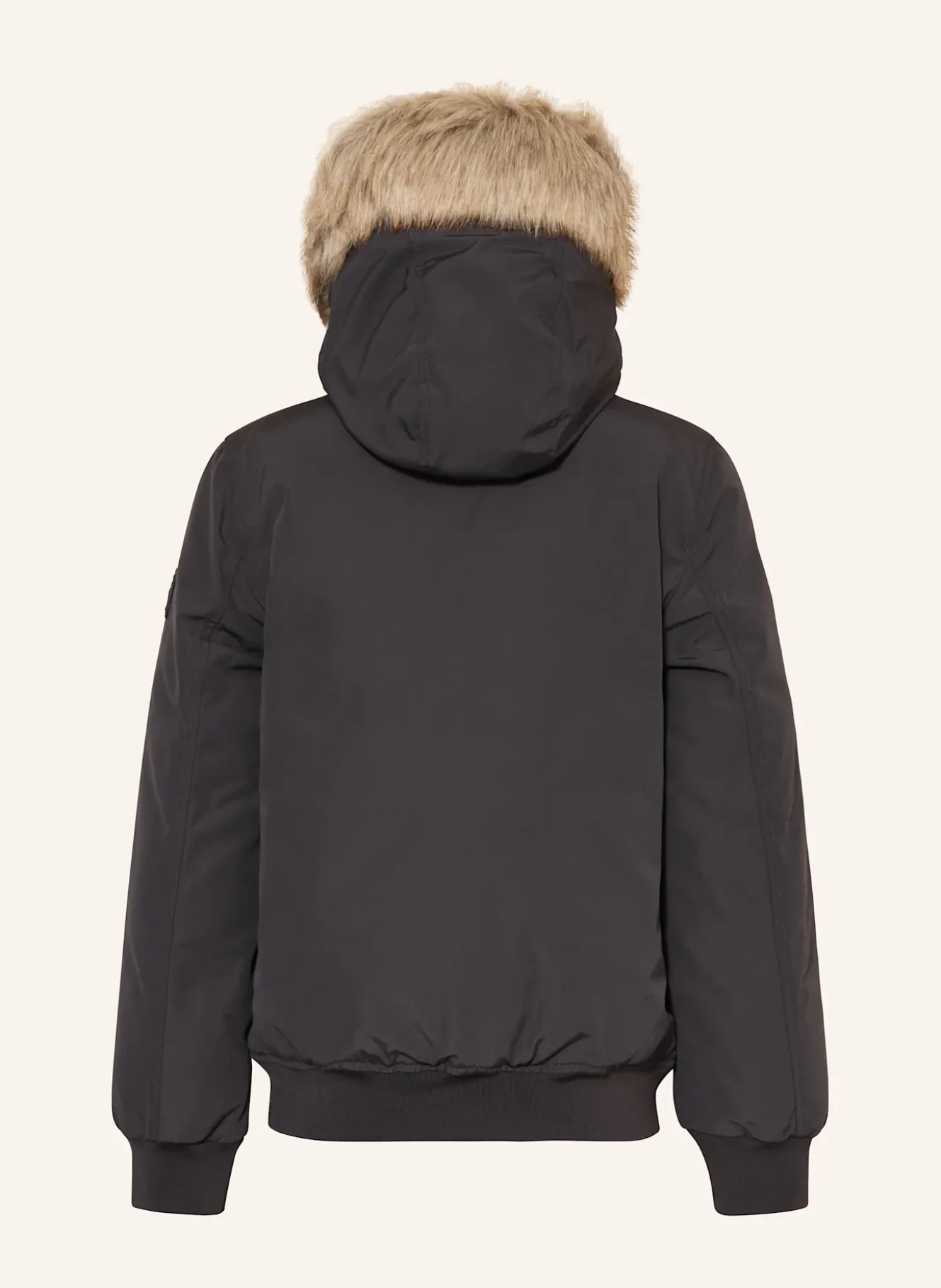 Jacke mit abnehmbarer Kapuze