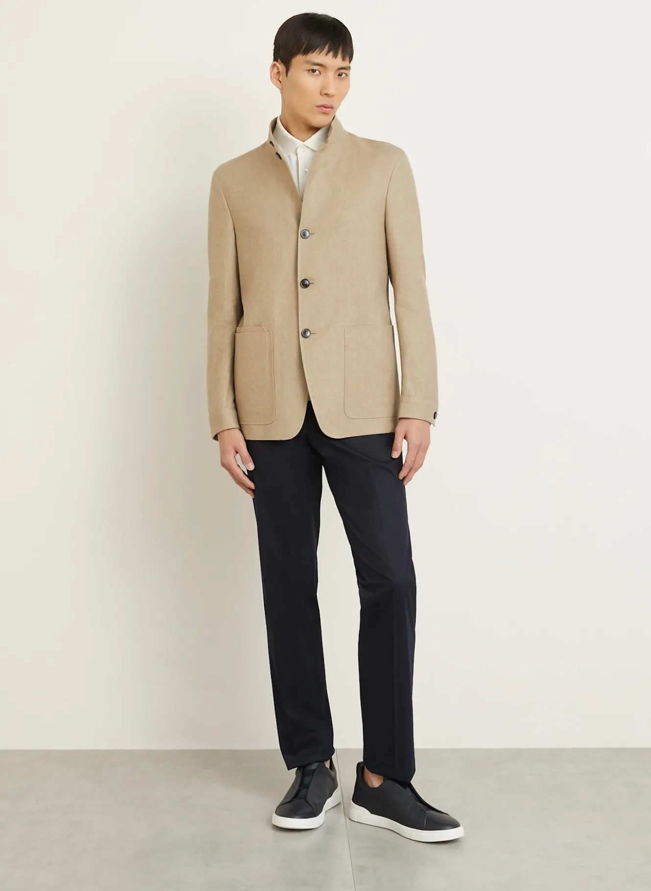 Jacke mit Leinen