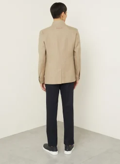 Jacke mit Leinen