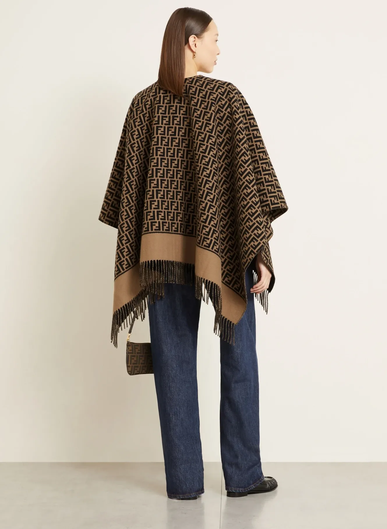Jacquard-Cape
