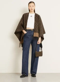 Jacquard-Cape
