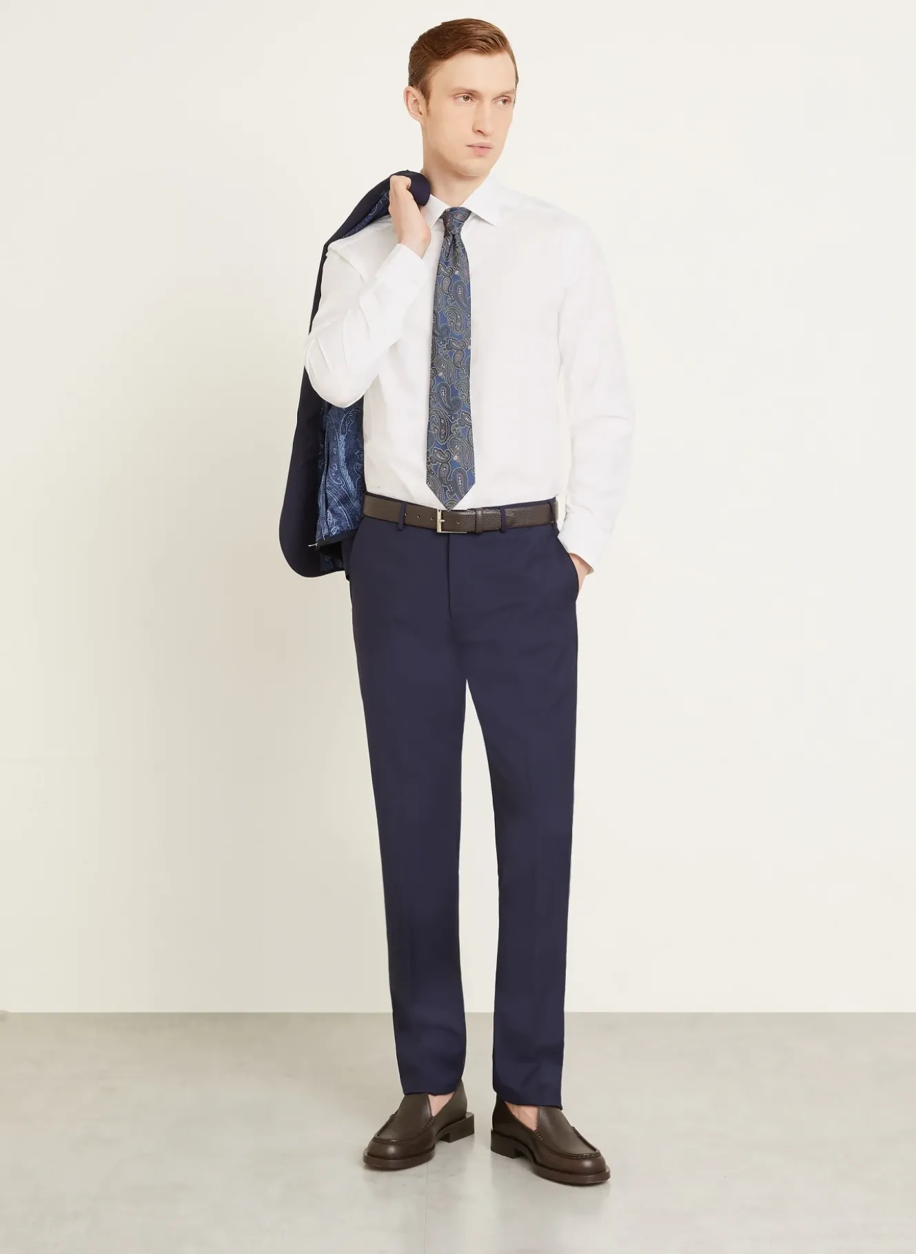 Jacquard-Hemd Slim Fit