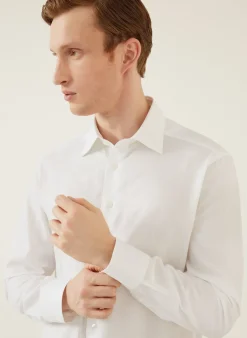 Jacquard-Hemd Slim Fit