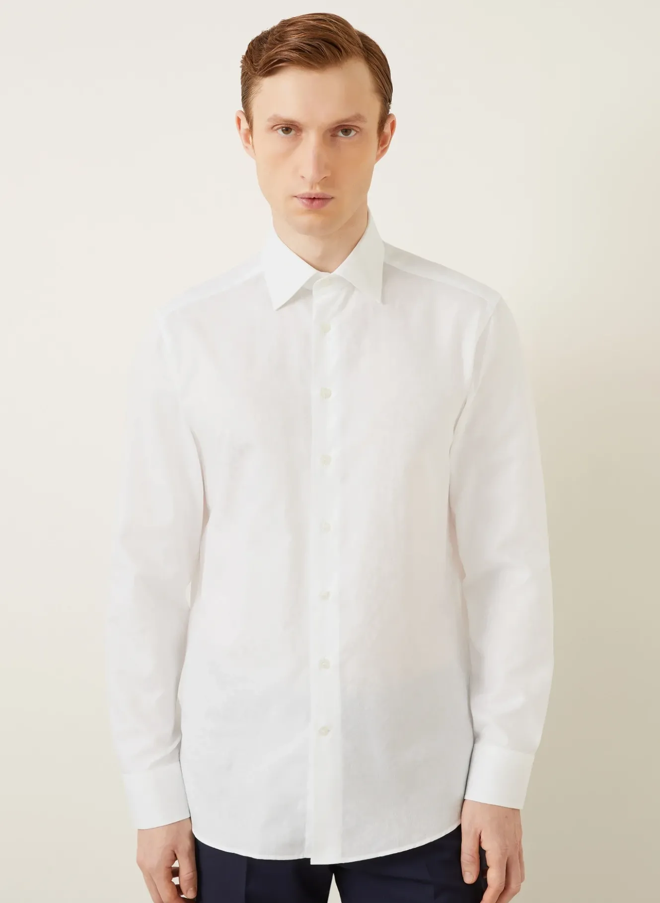 Jacquard-Hemd Slim Fit