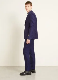 Jacquard-Hose Regular Fit