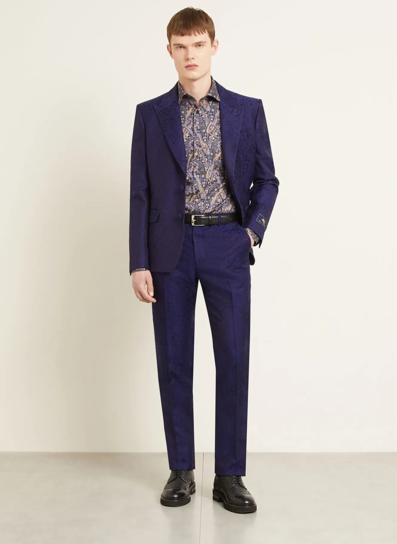 Jacquard-Hose Regular Fit