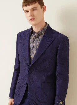 Jacquard-Sakko Regular Fit