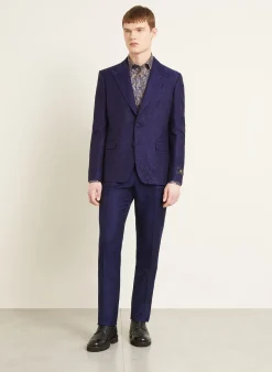 Jacquard-Sakko Regular Fit