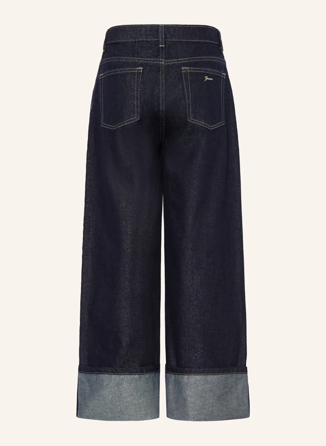 Jeans Palazzo Fit mit Glitzergarn