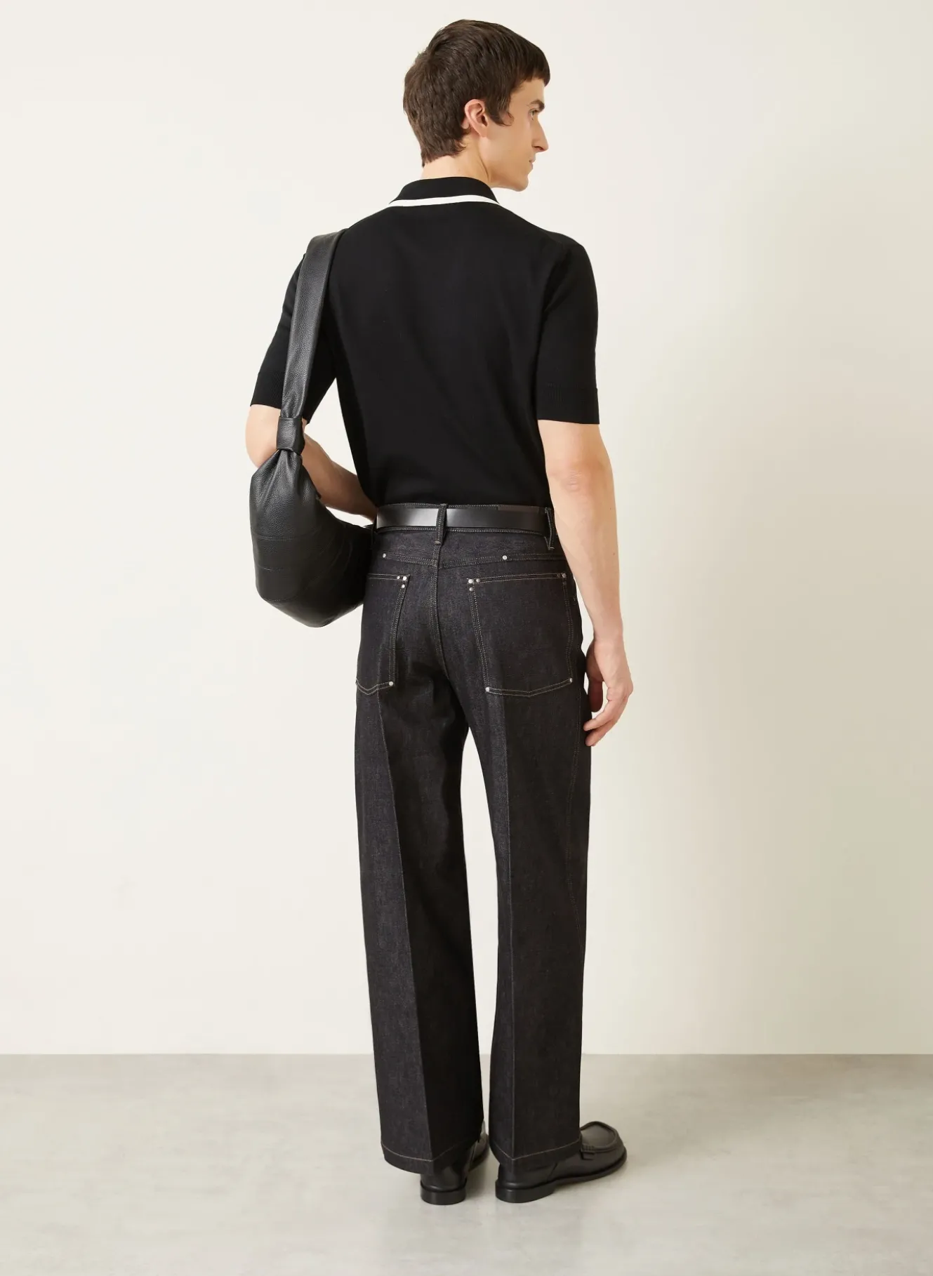 Jeans Regular Fit mit Nieten