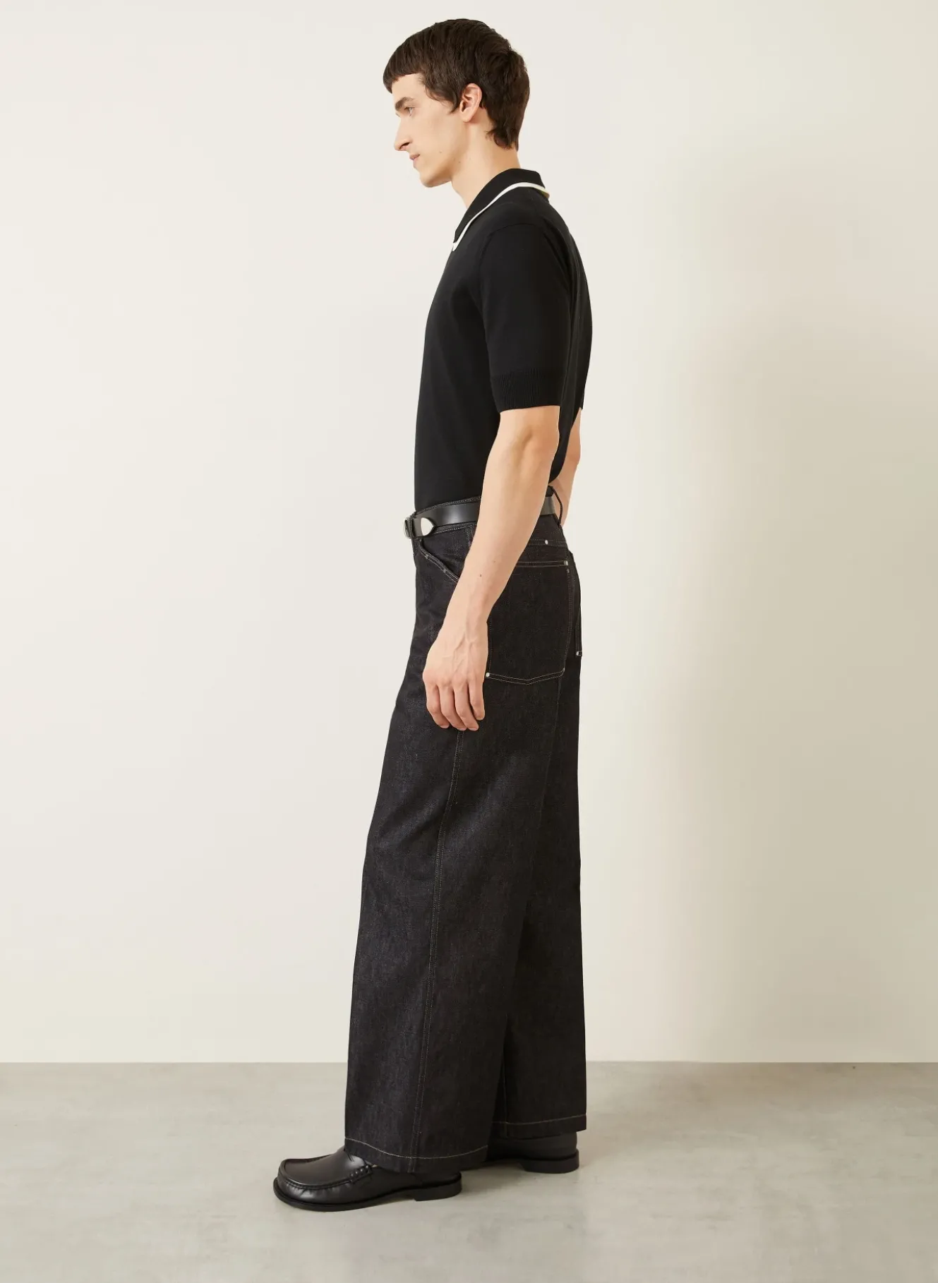 Jeans Regular Fit mit Nieten