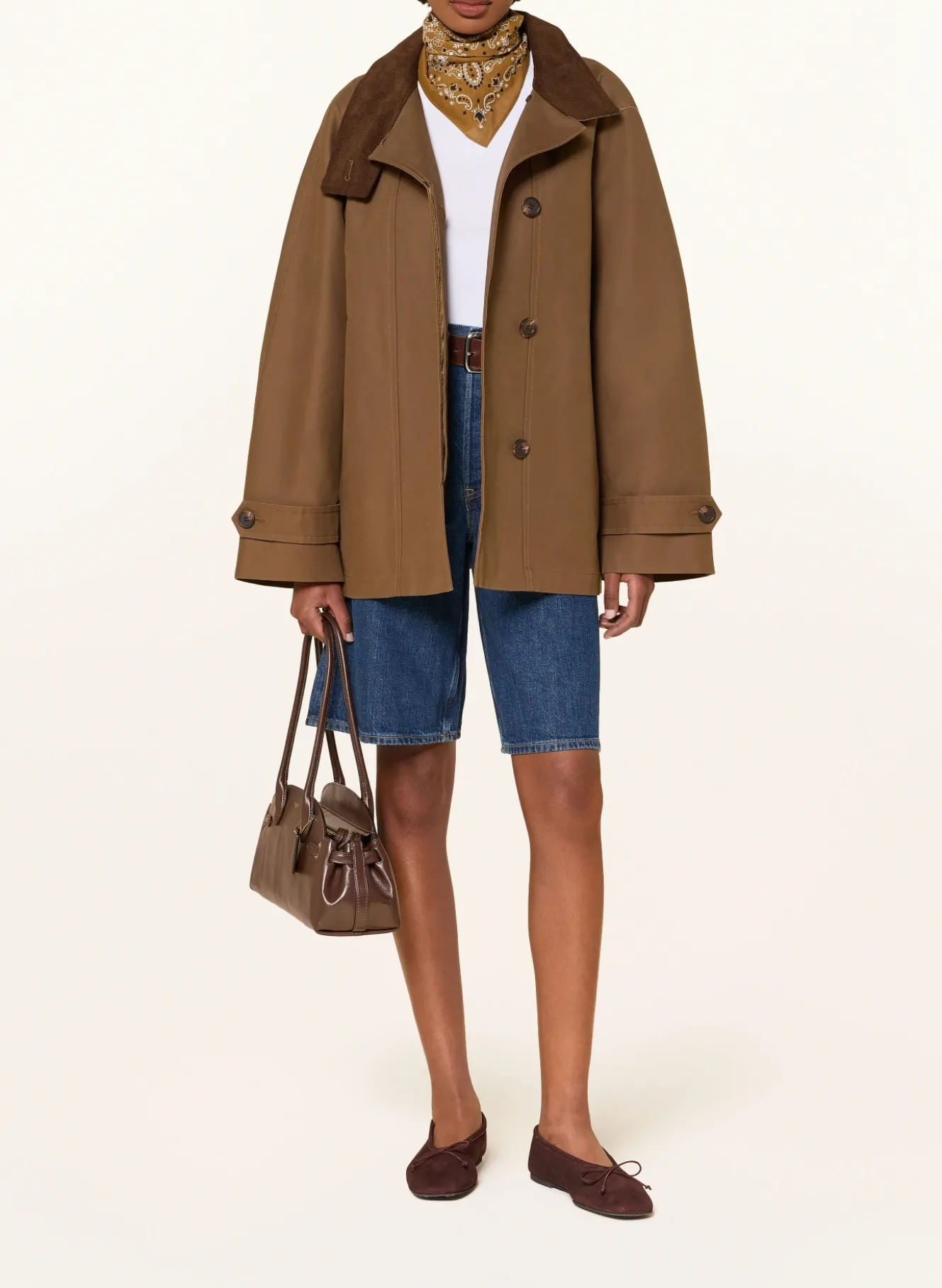 Jeans-Bermudas