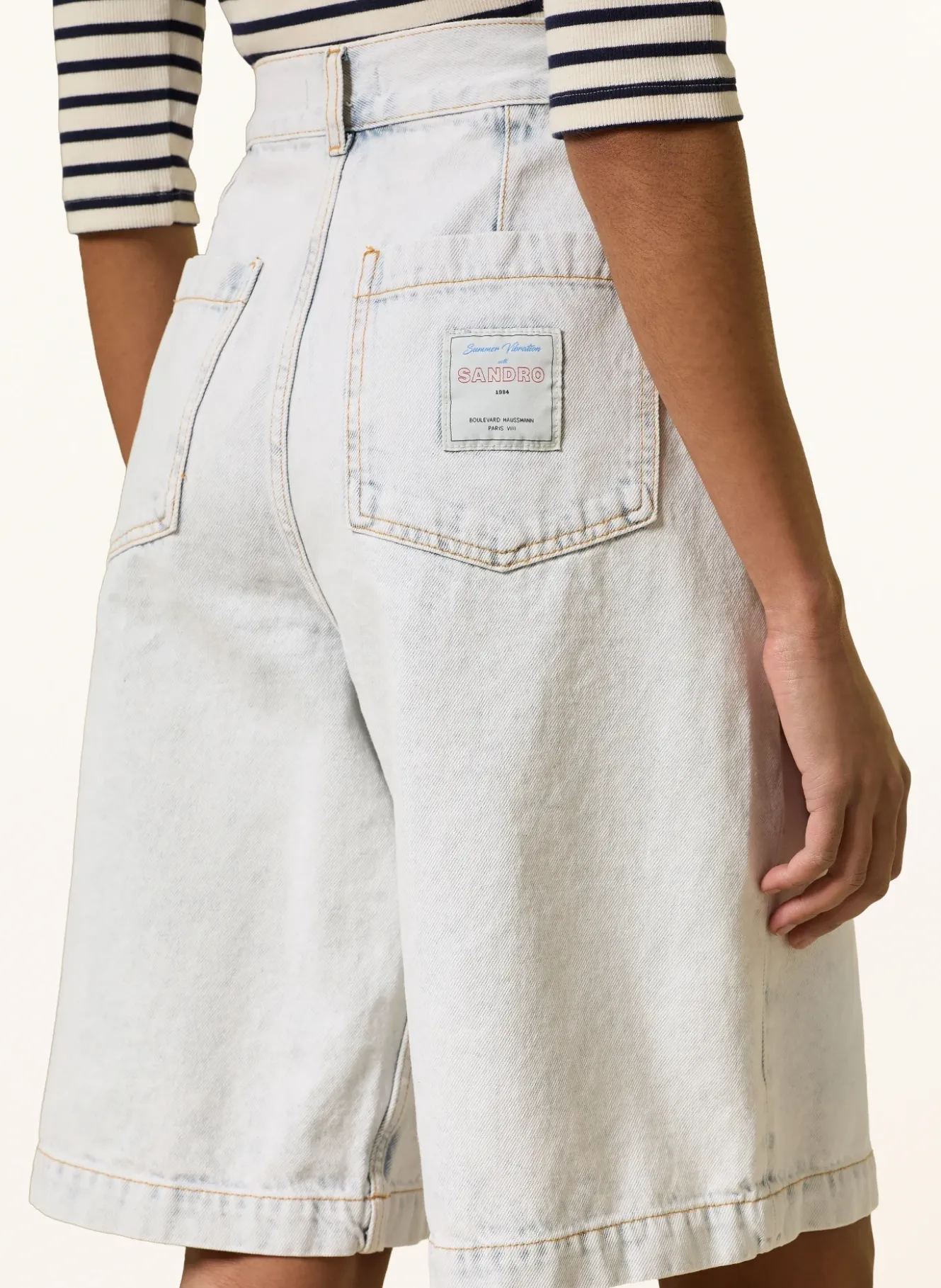 Jeans-Bermudas