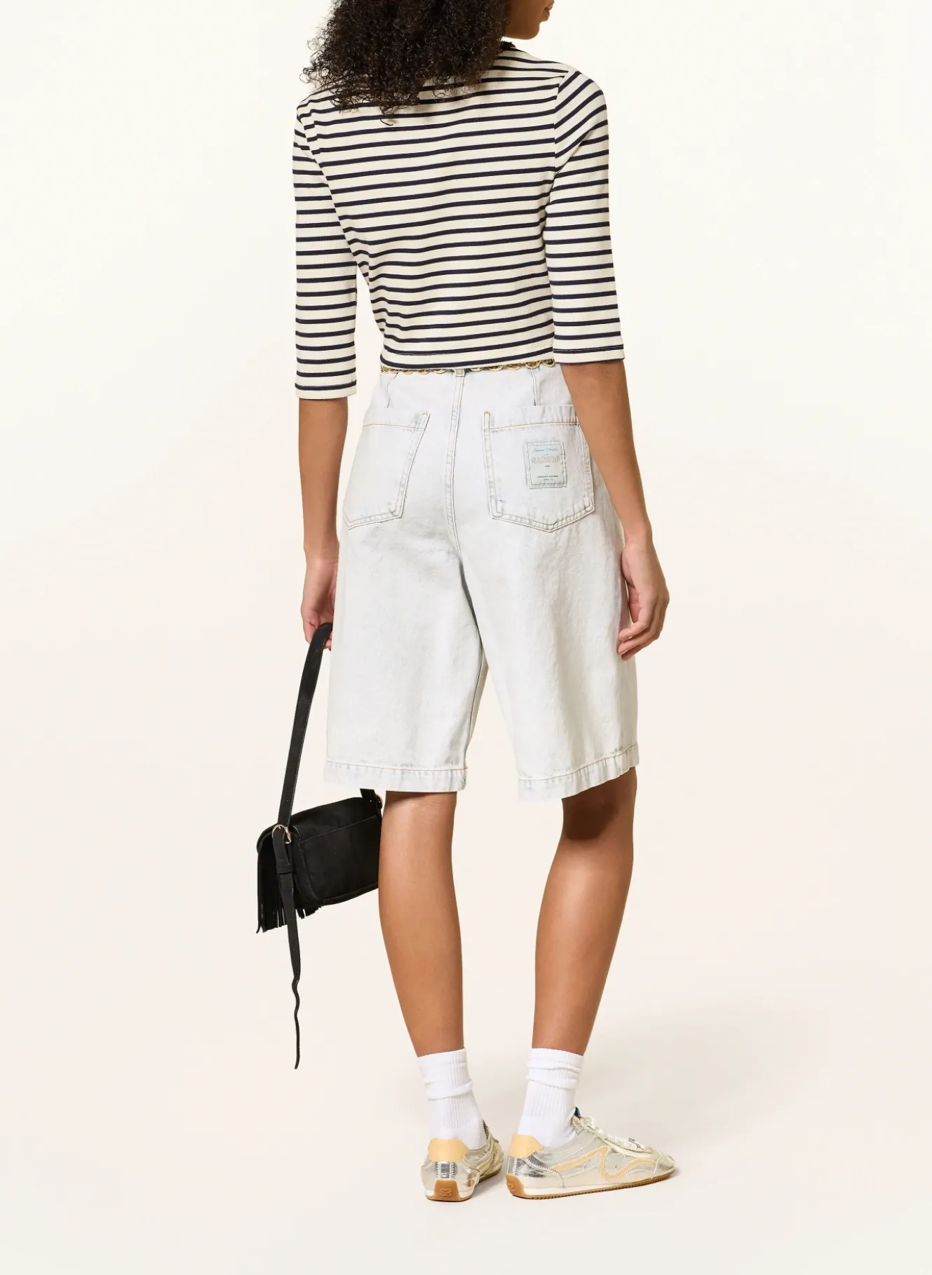 Jeans-Bermudas