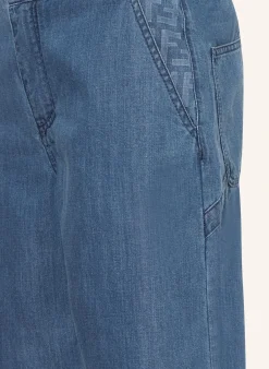 Jeans-Bermudas