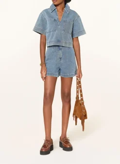Jeansbluse