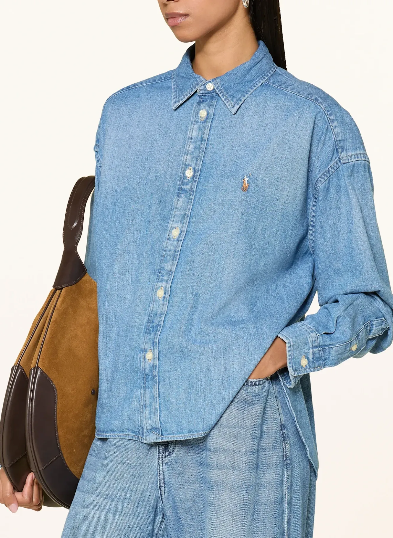 Jeansbluse