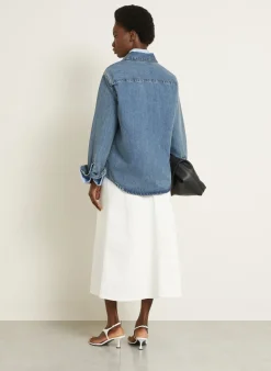 Jeansbluse