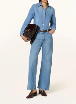 Jeansbluse