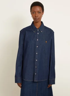 Jeansbluse