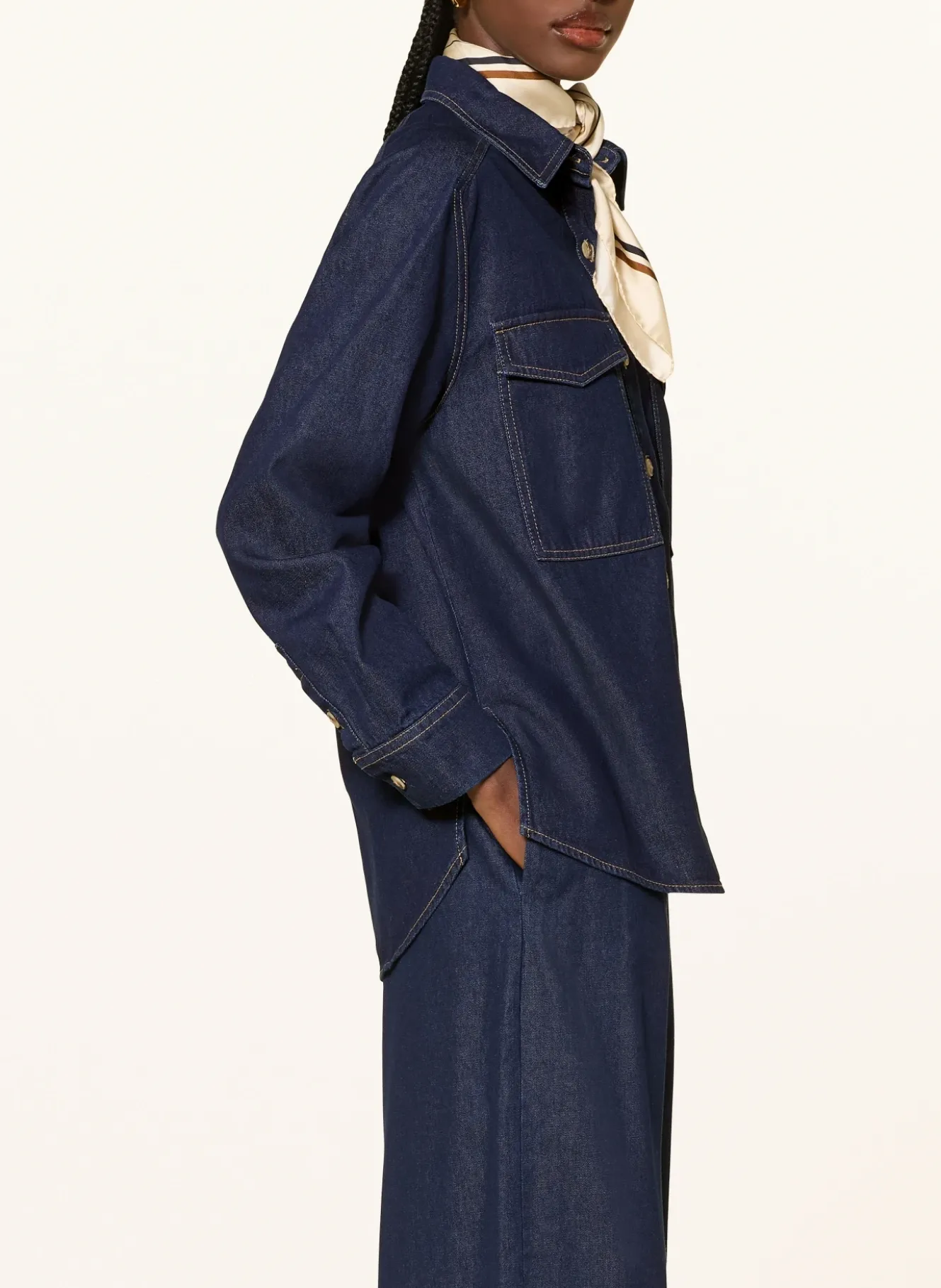 Jeansbluse