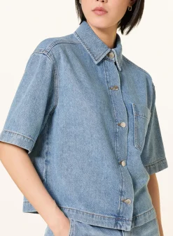 Jeansbluse